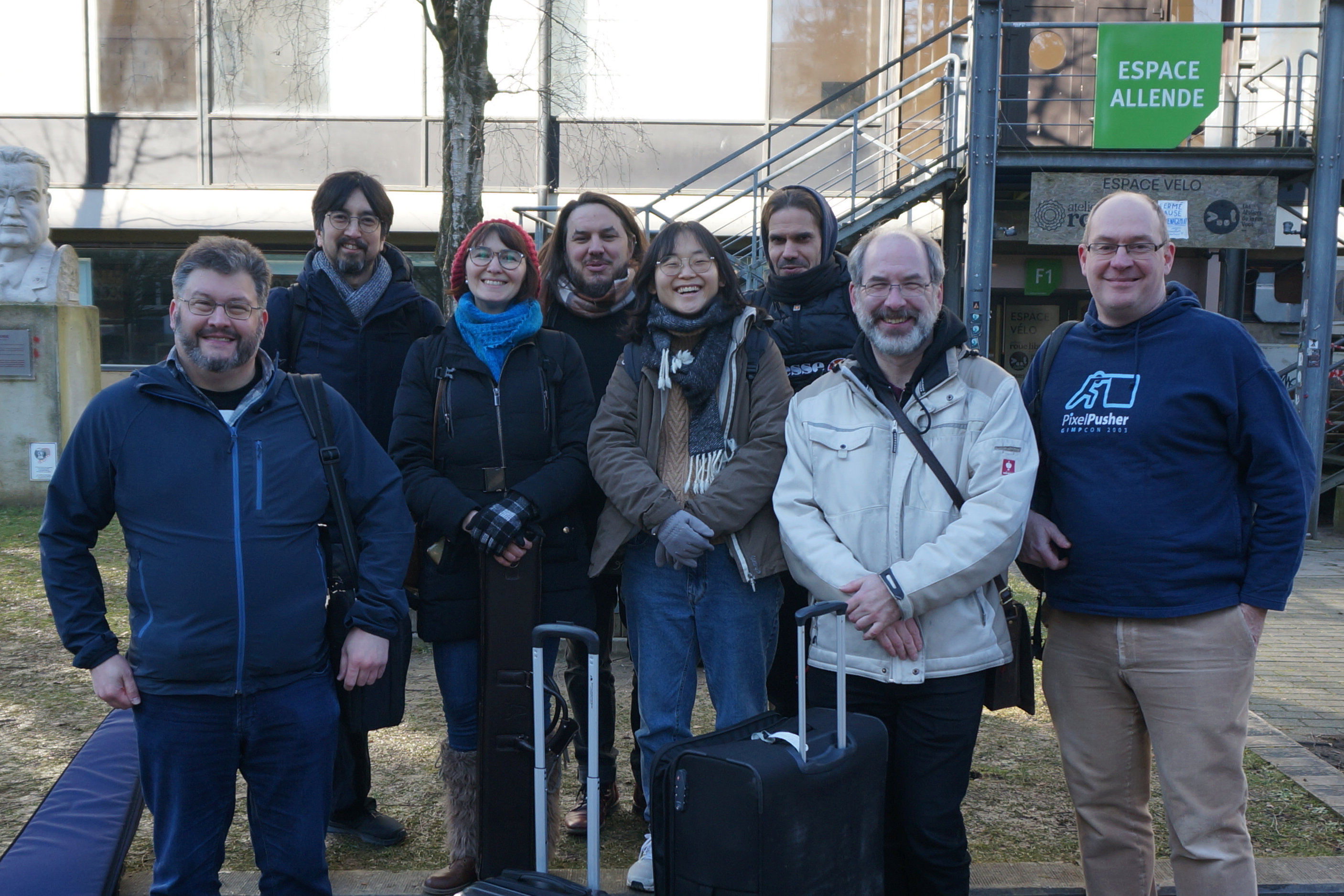 GIMP team, current and former, and AMMD
musicians