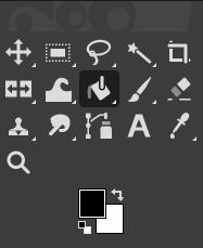 GIMP bucket fill tool