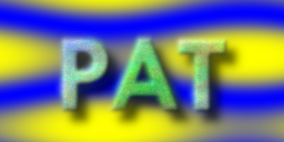 GIMP example floating logo sinus