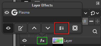 Layer Effect menu